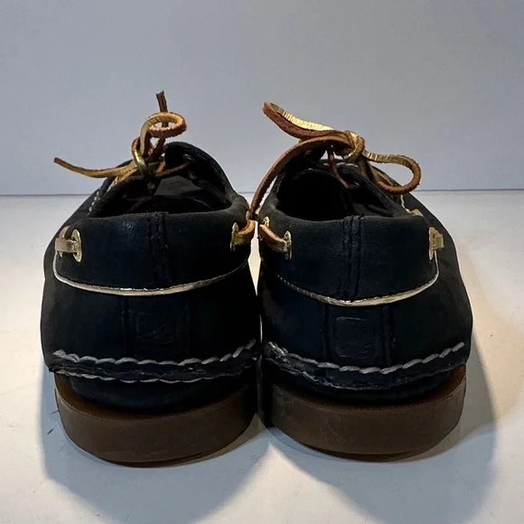 Sperry Navy and Brown Boat Shoes Women’s Sz 9 Top-Sider - Picture 4 of 6